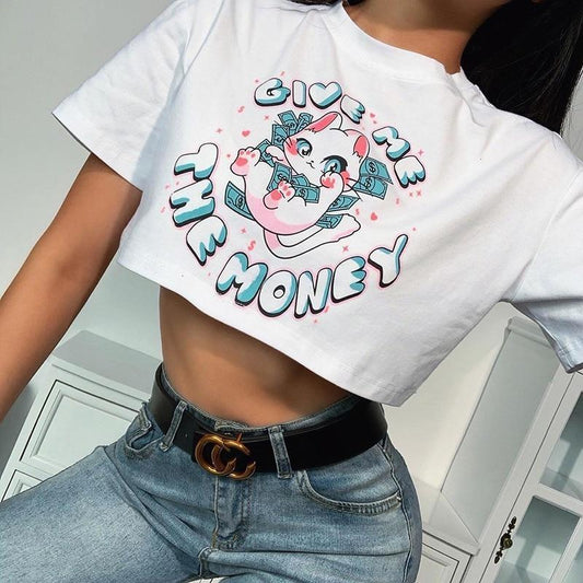 Give Me The Money Crop Top
