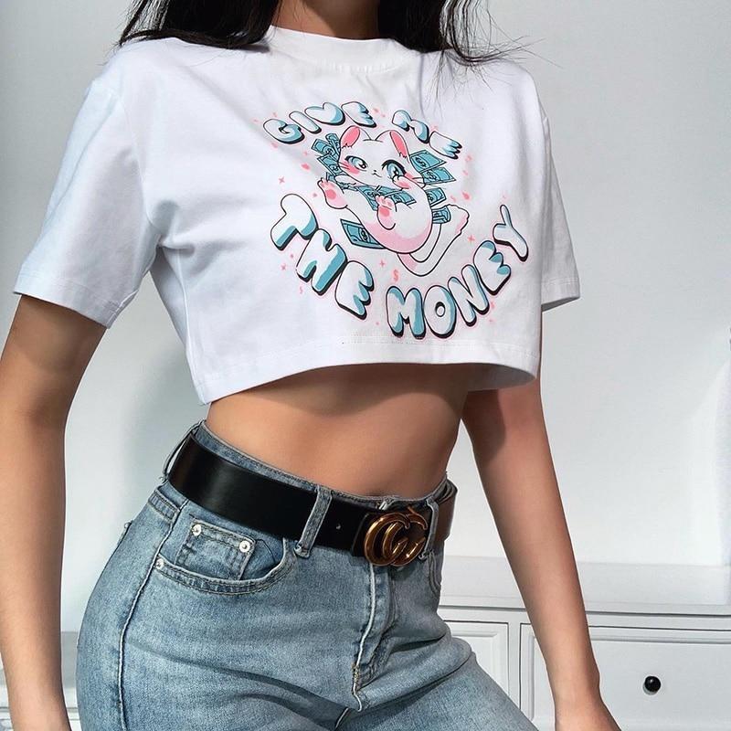 Give Me The Money Crop Top